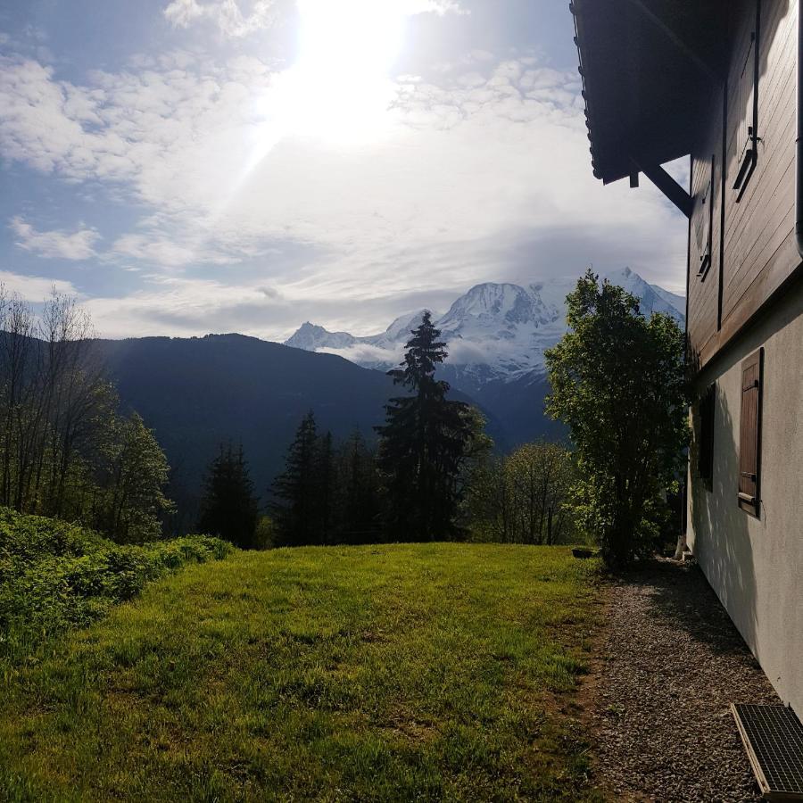 Appartement Saint Gervais Les Bains Vue Imprenable Mont Blanc Exterior foto